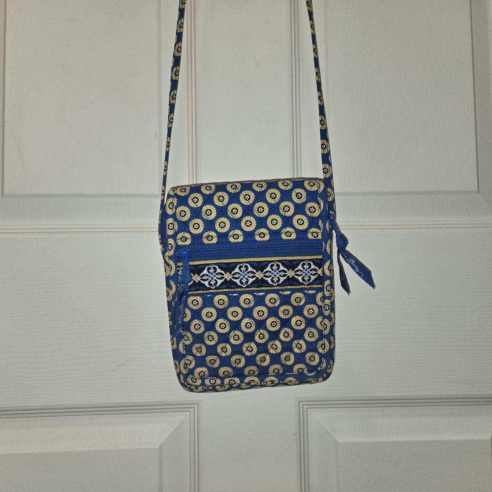 Vera Bradley Little Hipster Riviera Blue NWOT